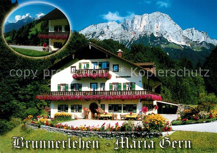 Maria Gern Gaestehaus Brunnerlehen Berchtesgadener Alpen