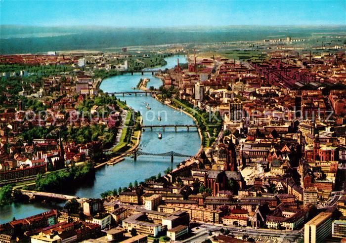 Frankfurt Main Fliegeraufnahme