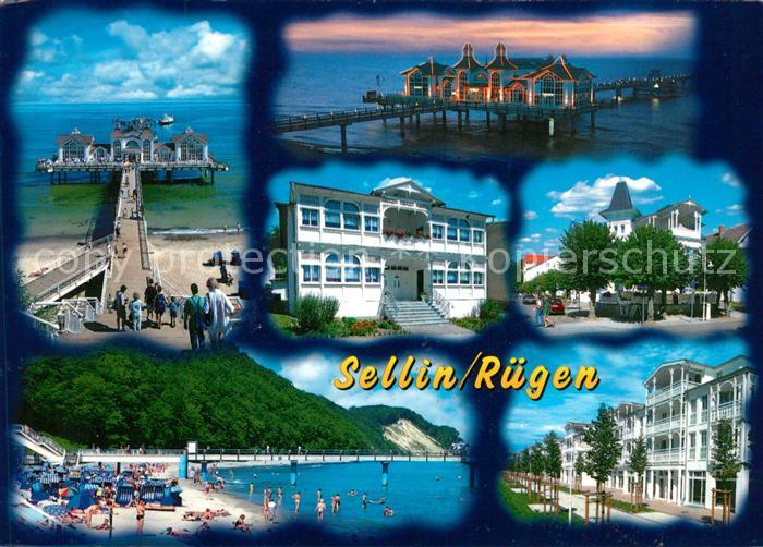Sellin Ruegen Seebruecke Hotels Strand