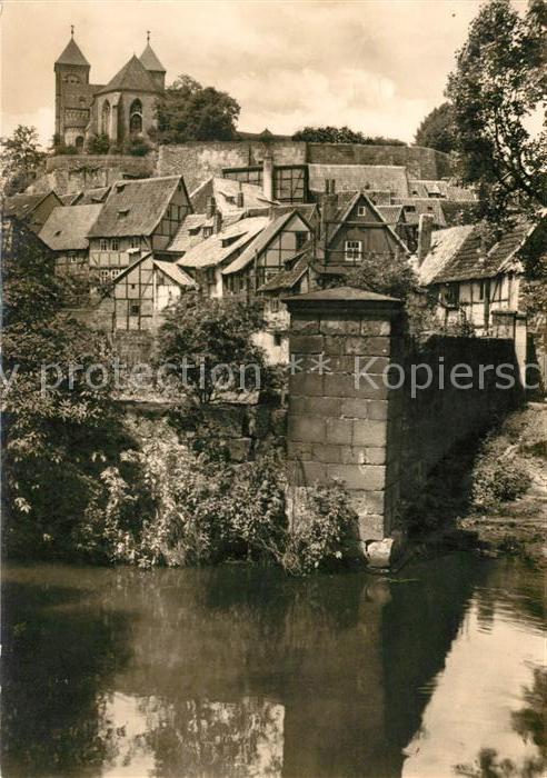 Quedlinburg Blick auf den Dom