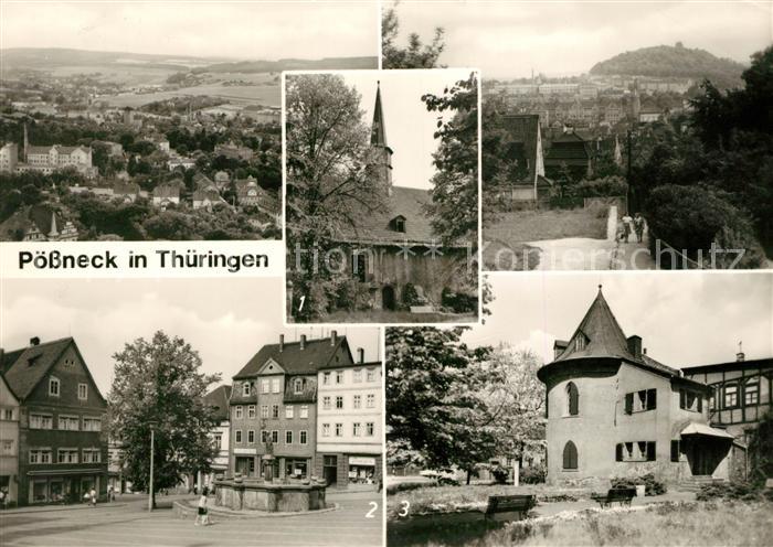 Poessneck Gottesackerkirche Denkmalschutz Markt Glockenturm