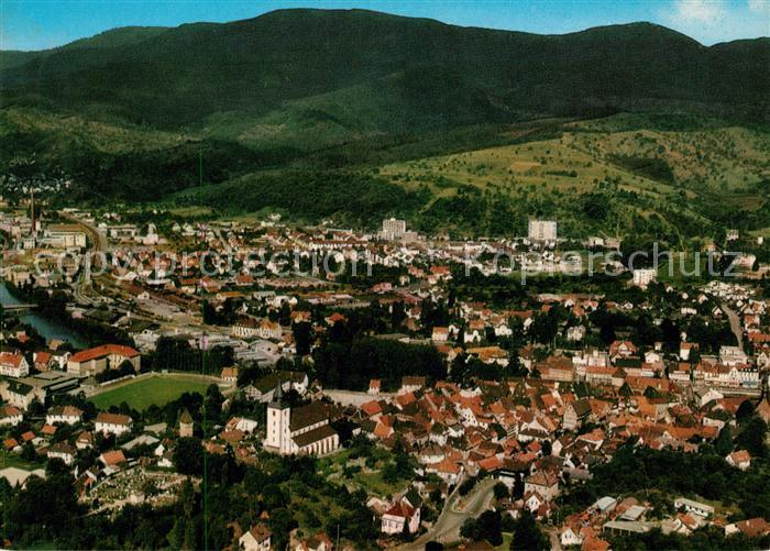Gernsbach Murgtal Schwarwald Fliegeraufnahme