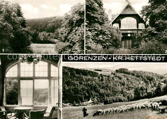 Gorenzen Hagen Jugendherberge Lustberg Schafherde Landschaftspanorama