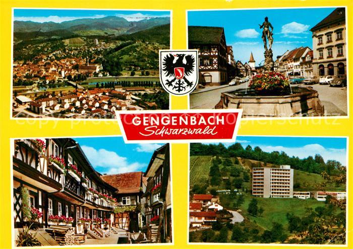 Gengenbach Panorama Brunnen Altstadt Fachwerkhaeuser