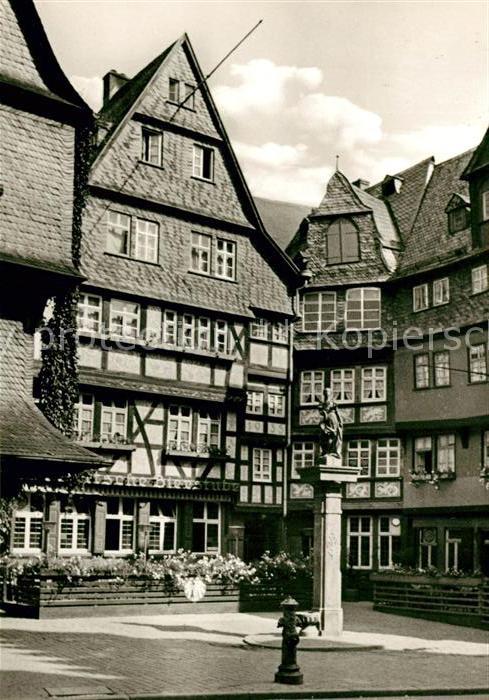 Frankfurt Main wie es war Roseneck Denkmal Fachwerkhaeuser Altstadt