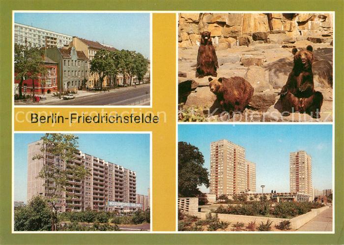 Friedrichsfelde Berlin Strasse der Befreiung Baerenschaufenster Jugendtouristenh