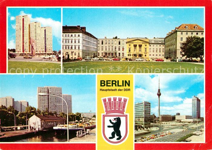BERLIN  CITY Leninplatz Theater Kammerspiele Fischerinsel Alexanderplatz Hauptst