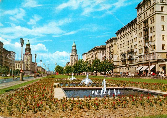 BERLIN  CITY Frankfurter Allee Wasserspiele Hauptstadt der DDR