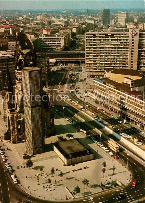 BERLIN  CITY Blick vom Europacenter Gedaechtniskirche Hardenbergstrasse am Zoo