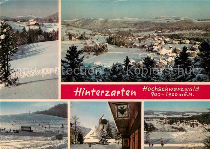 Hinterzarten Breisgau-Hochschwarzwald BW Winterpanorama Kurort im Schwarzwald