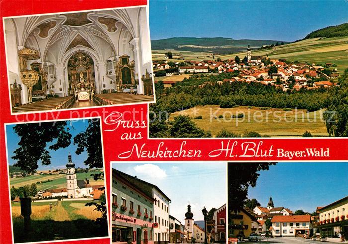 Neukirchen Heilig Blut Wallfahrtskirche Inneres Ortsmotiv Gesamtansicht