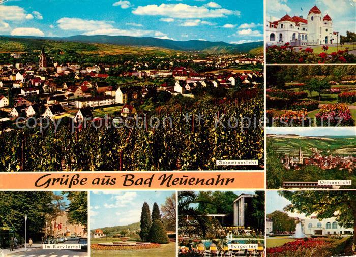Bad Neuenahr-Ahrweiler Gesamtansicht Kurviertel Kurgarten Kurhaus