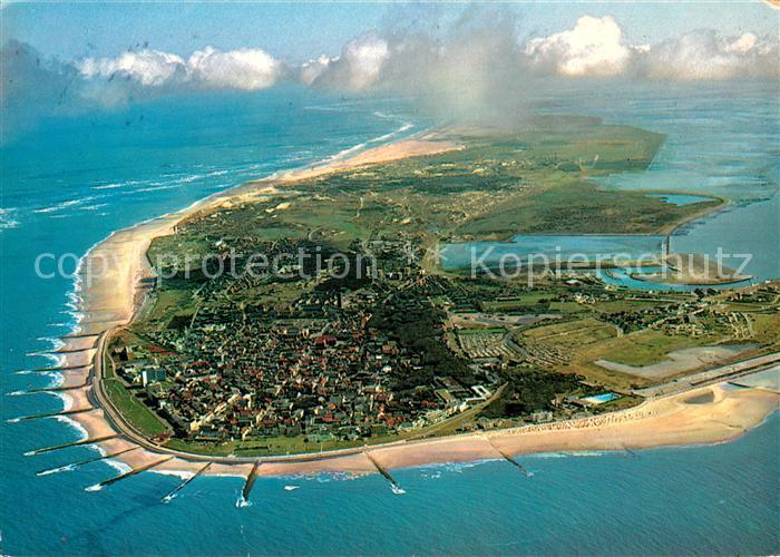 Norderney Nordseebad Insel Luftbild