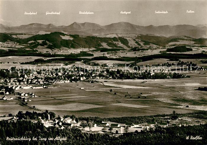Neutrauchburg mit Nagelfluhkette Fliegeraufnahme