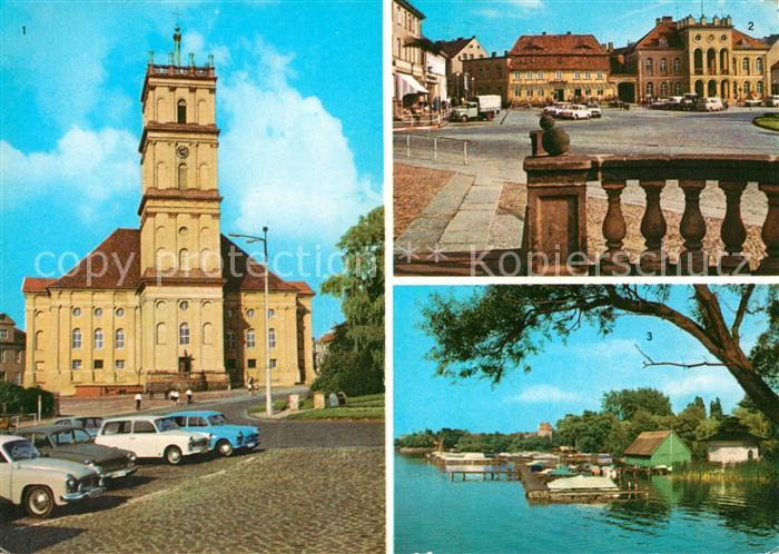 Neustrelitz Marktplatz Rathaus Zierker See