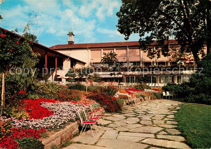 FREUDENSTADT BW Kurhaus Garten Kurort im Schwarzwald