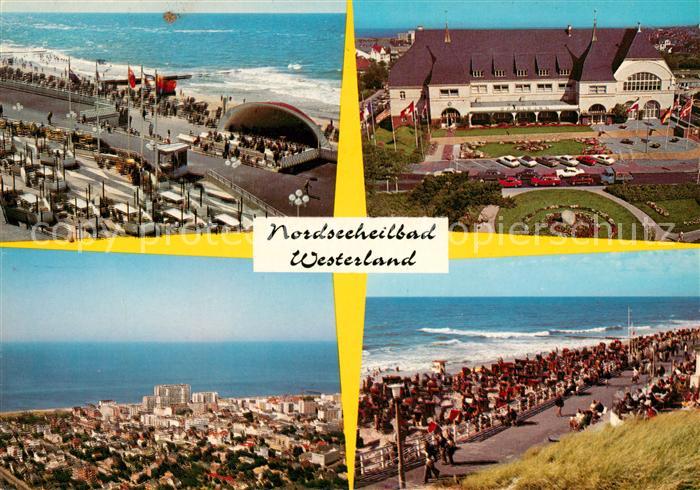 Westerland Sylt Strand Konzertpavillon Hotel Restaurant Promenade