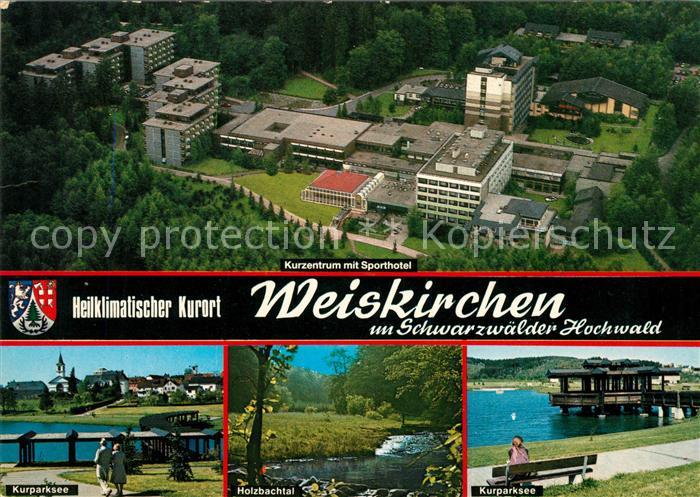 Weiskirchen Saar Kurparksee Holzbachtal Kurzentrum Sporthotel Fliegeraufnahme Sc