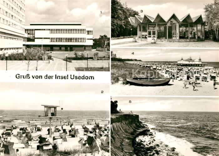 Insel Usedom Ostseebaeder Zinnowitz Bansin Heringsdorf Ahlbeck Koserow