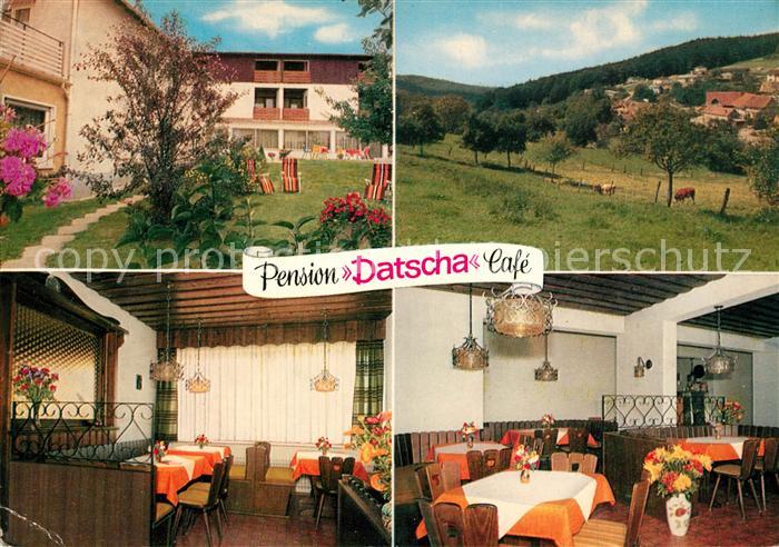 Hassenroth Pension Datscha Cafe Landschaftspanorama Naturpark Odenwald