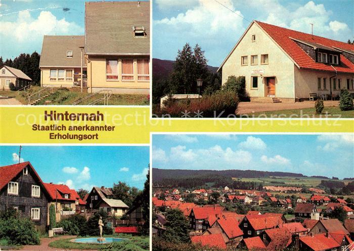 Hinternah Bungalows Ferienheim Friedrich List Parkanlage Blick vom Muehlberg