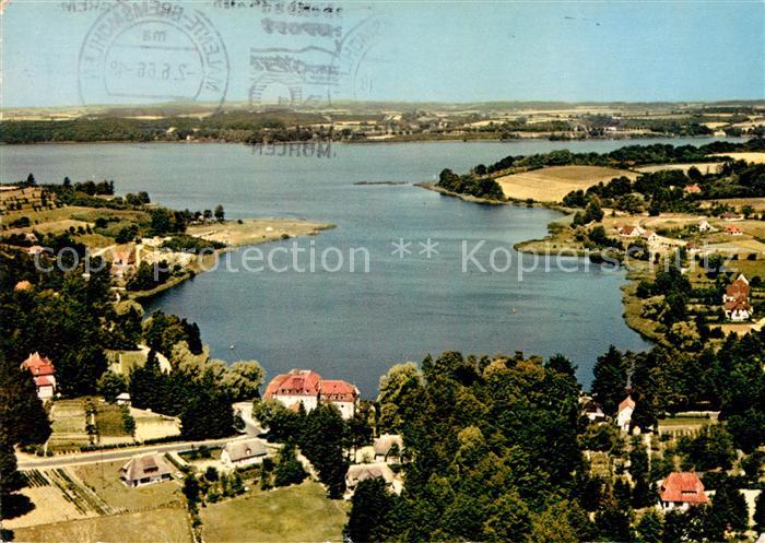 Kellersee Seenlandschaft Holsteinische Schweiz Fliegeraufnahme