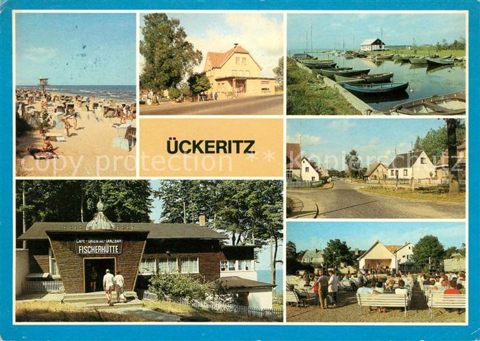 ueckeritz Usedom Strand Ratscafe Bootshafen Achterwasser Hauptstrasse Cafe Kurpl
