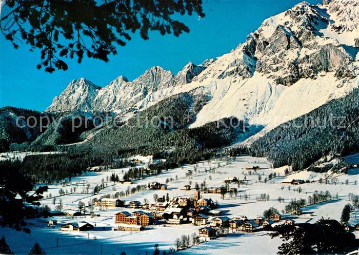 Ramsau Dachstein Steiermark Panorama Wintersportzentrum