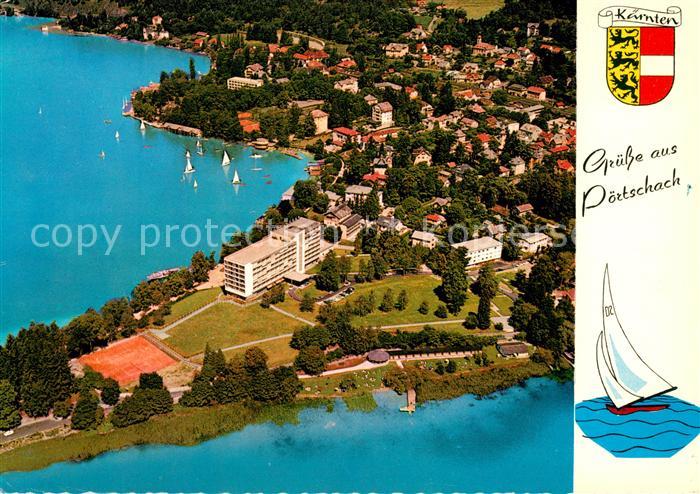 Poertschach Woerthersee Fliegeraufnahme