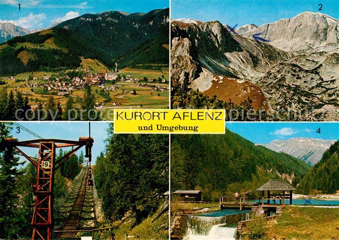 Aflenz und Umgebung Buergeralm Sessellift Hochschwabmassiv Gebirgspanorama Gruen