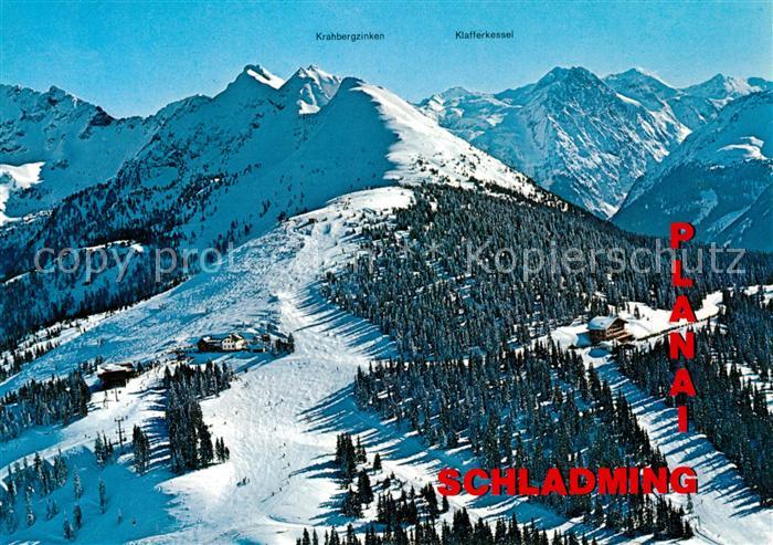 Schladming Obersteiermark Schladminger Planai Skigebiet Alpenpanorama Fliegerauf