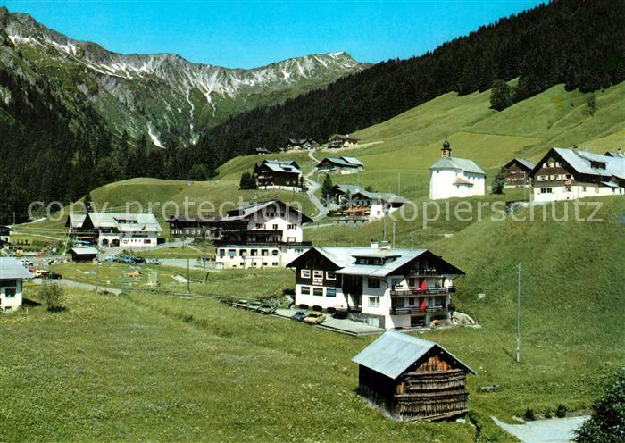 Baad Mittelberg Kleinwalsertal Panorama