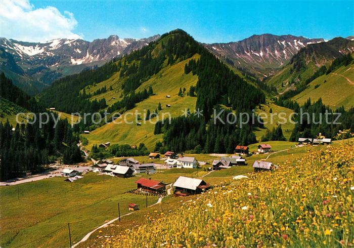 Baad Mittelberg Kleinwalsertal Baergunttal Hochalppass Derratal