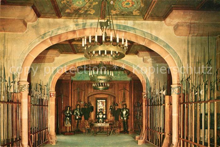 Selestat Bas Rhin Elsass Haut Koeningsbourg Waffensaal