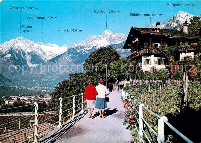 Meran Merano Tappeinerweg Texelgruppe