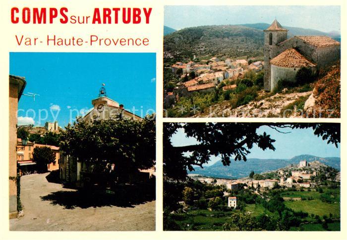 Comps-sur-Artuby Kirche Panorama