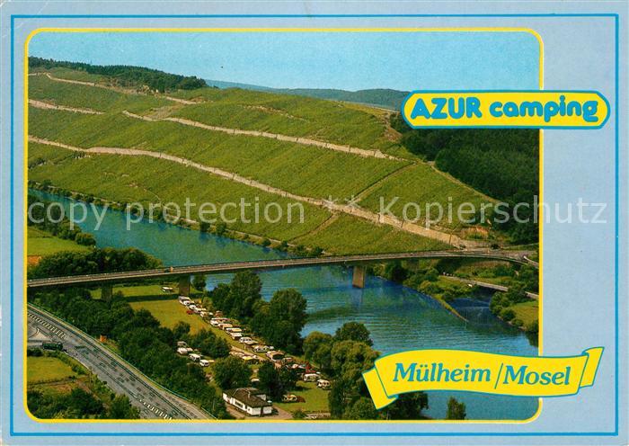 Muelheim Mosel Fliegeraufnahme Azur Camping