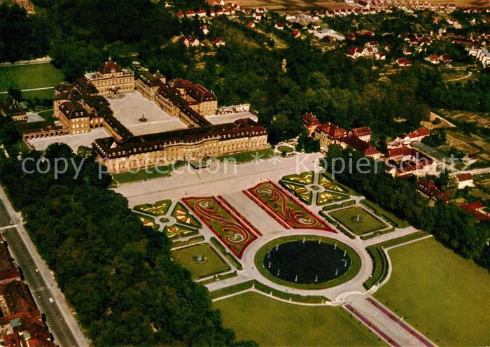 Ludwigsburg Wuerttemberg Fliegeraufnahme Schloss Gartenschau Bluehendes Barock