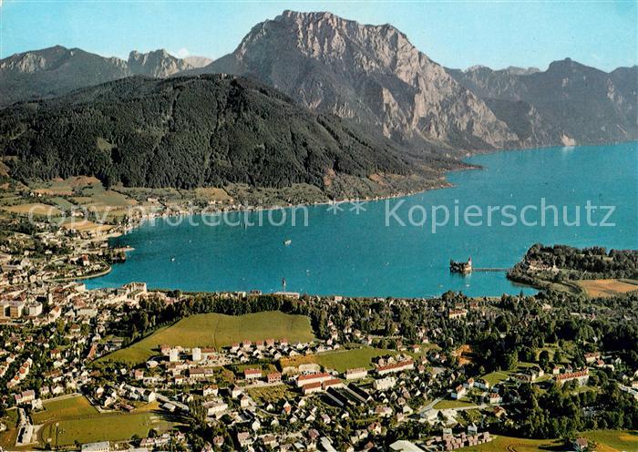 Gmunden Salzkammergut Gruenberg Traunstein Schlafende Griechin Fliegeraufnahme