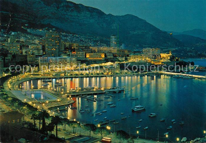 Monte-Carlo Panorama Nachtaufnahme