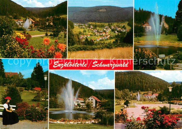 Enzkloesterle Panorama Park Schwarzwaldmaedel