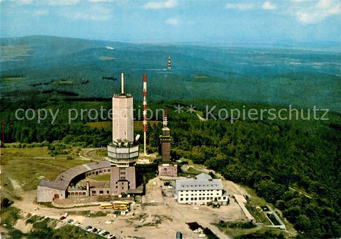 Grosser Feldberg Taunus Fliegeraufnahme