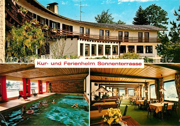 Oy Bad Mittelberg Oberallgaeu Bayern Kurheim Sonnenterrasse Schwimmbad