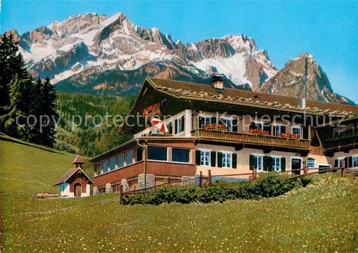 GARMISCH-PARTENKIRCHEN Bayern Berggasthof Gschwandtnerbauer Zugspitzgruppe