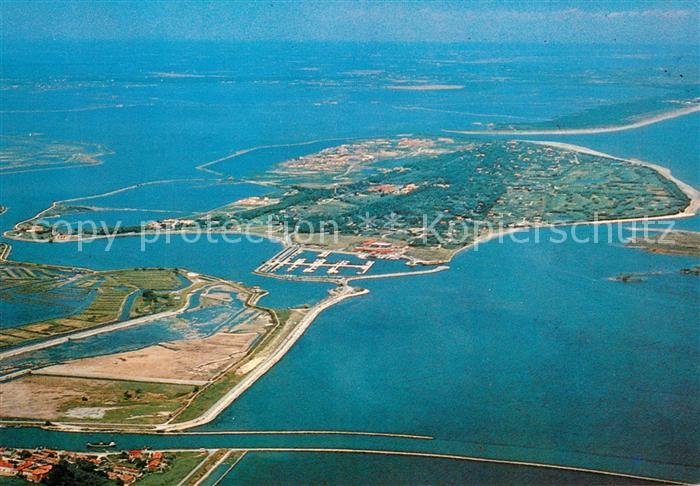 Rosolina Rovigo Isola di Albarella Fliegeraufnahme
