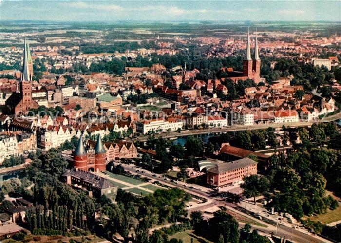 Luebeck Fliegeraufnahme