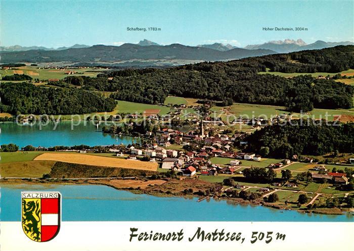 Mattsee Salzburg Schafberg Dachstein Fliegeraufnahme
