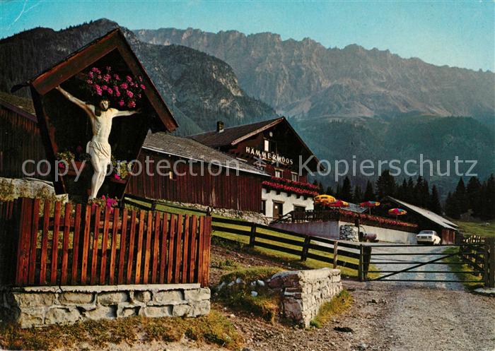 Leutasch Haemmermoosalm Leutascher Gaistal Teufelsgrat Wettersteingebirge