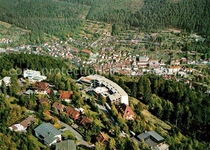 Wildbad Schwarzwald Hoehenkurgebiet Sommerberg Fliegeraufnahme