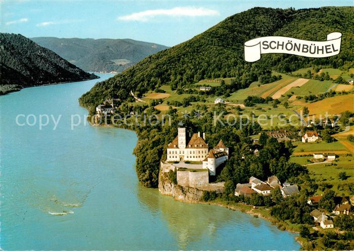 Schoenbuehel-Aggsbach Fliegeraufnahme Schloss Schoenbuehel